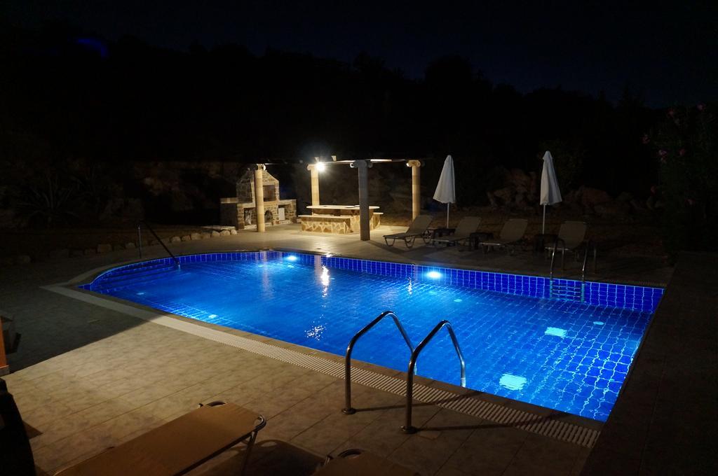Rhodes Demetrius Luxury Private Villa Kalathos Eksteriør billede