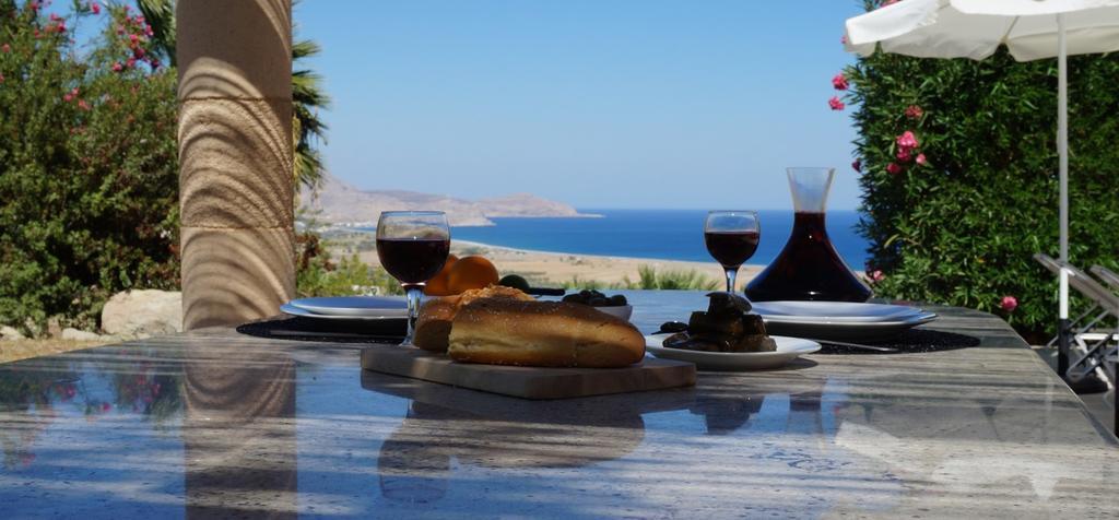 Rhodes Demetrius Luxury Private Villa Kalathos Eksteriør billede